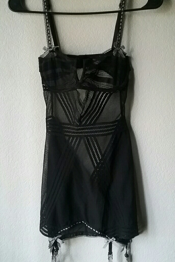 Black Striped lingerie